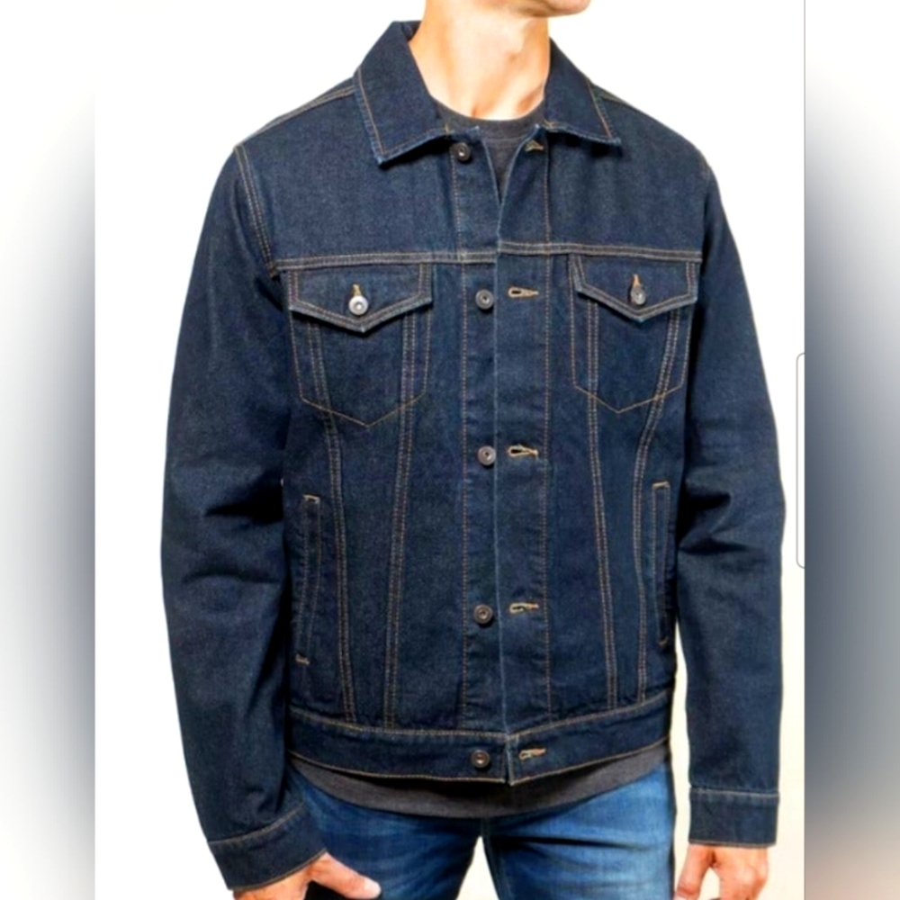 Brand New Men's Denim Trucker Jacket Retails $80+